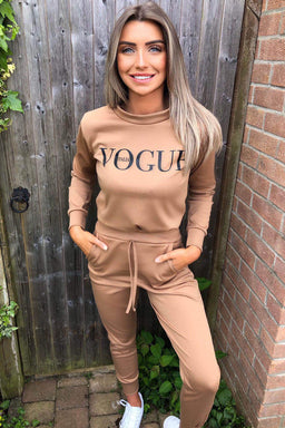 Camel V Loungewear Set