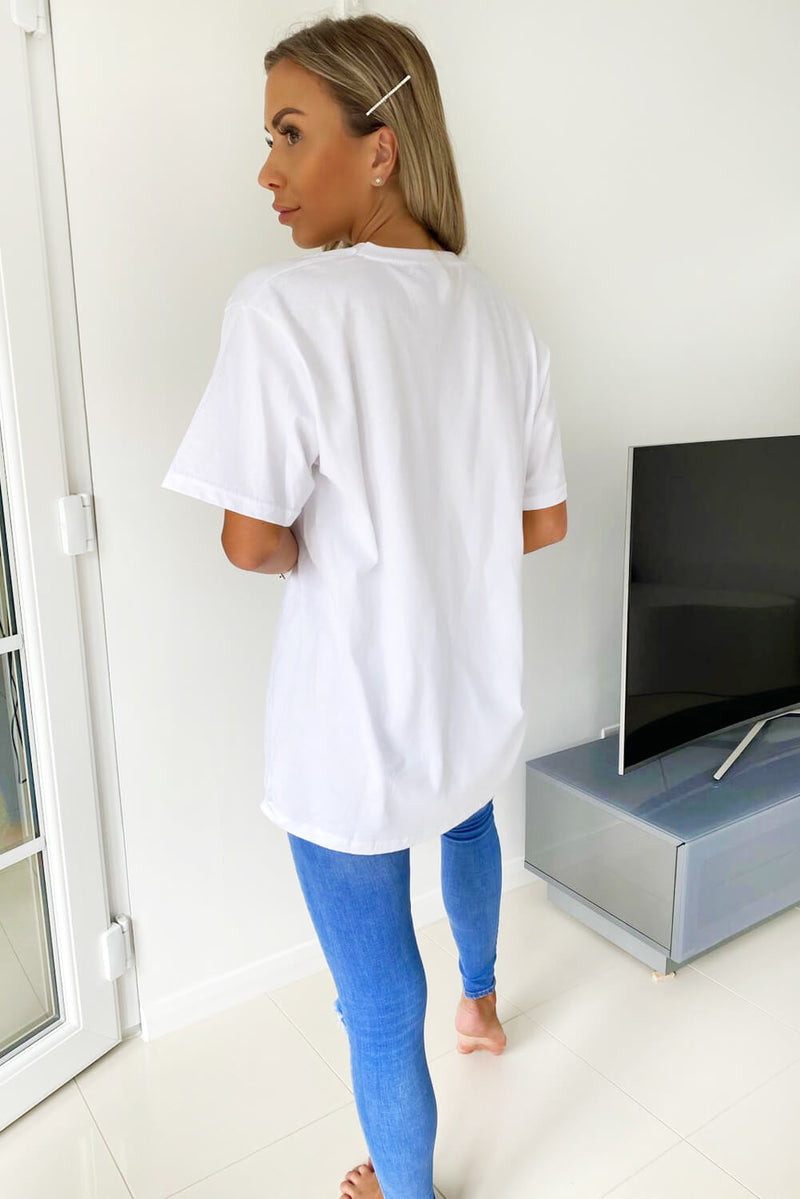 White Green Lips T-Shirt