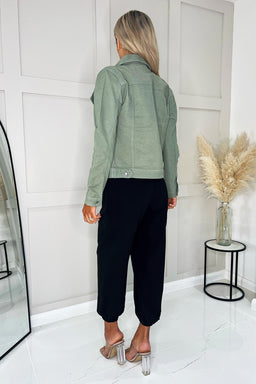 Khaki Lightweight Denim Jacket