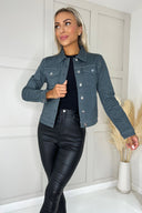 Slate Grey Lightweight Denim Jacket