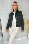 Olive Lightweight Denim Jacket