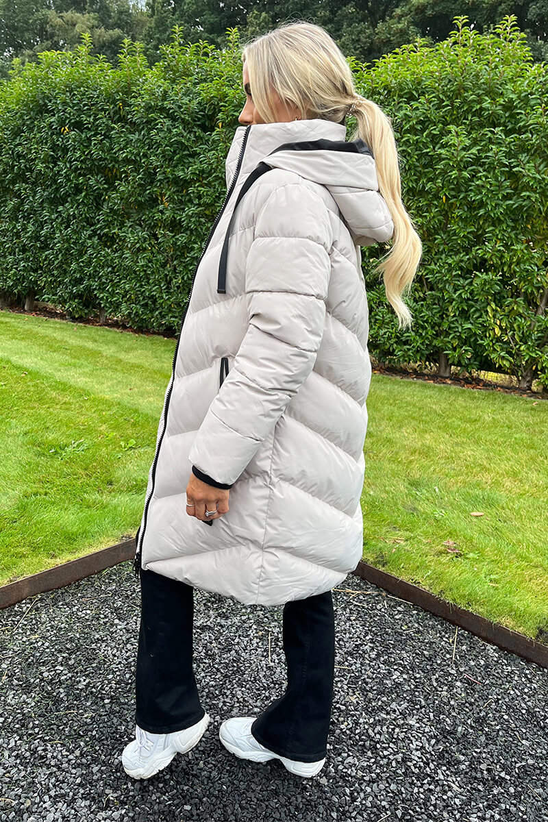 Oyster Long-Line Padded Coat