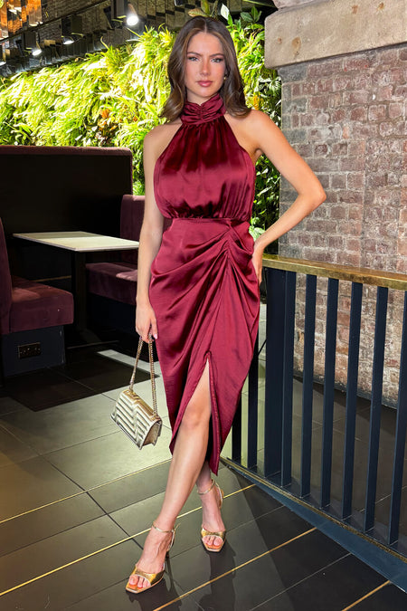1750429055_Wine-Halter-Neck-Gathered-Skirt-Midi-Dress-2.jpg