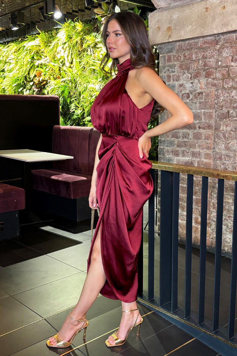 1750429118_Wine-Halter-Neck-Gathered-Skirt-Midi-Dress-4.jpg