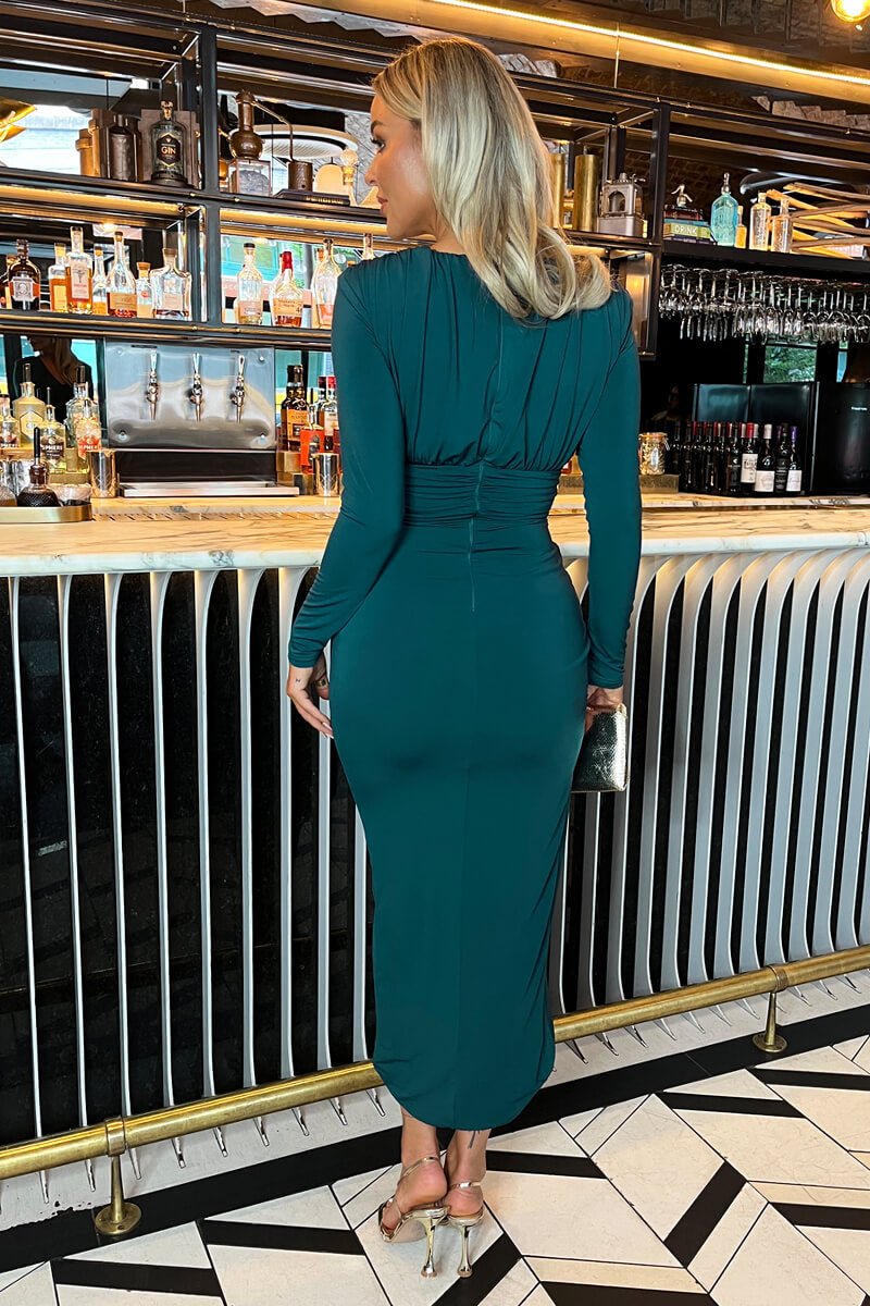 1753102784_Dark-Teal-V-Neck-Long-Sleeve-Wrap-Skirt-Midi-Dress-5.jpg