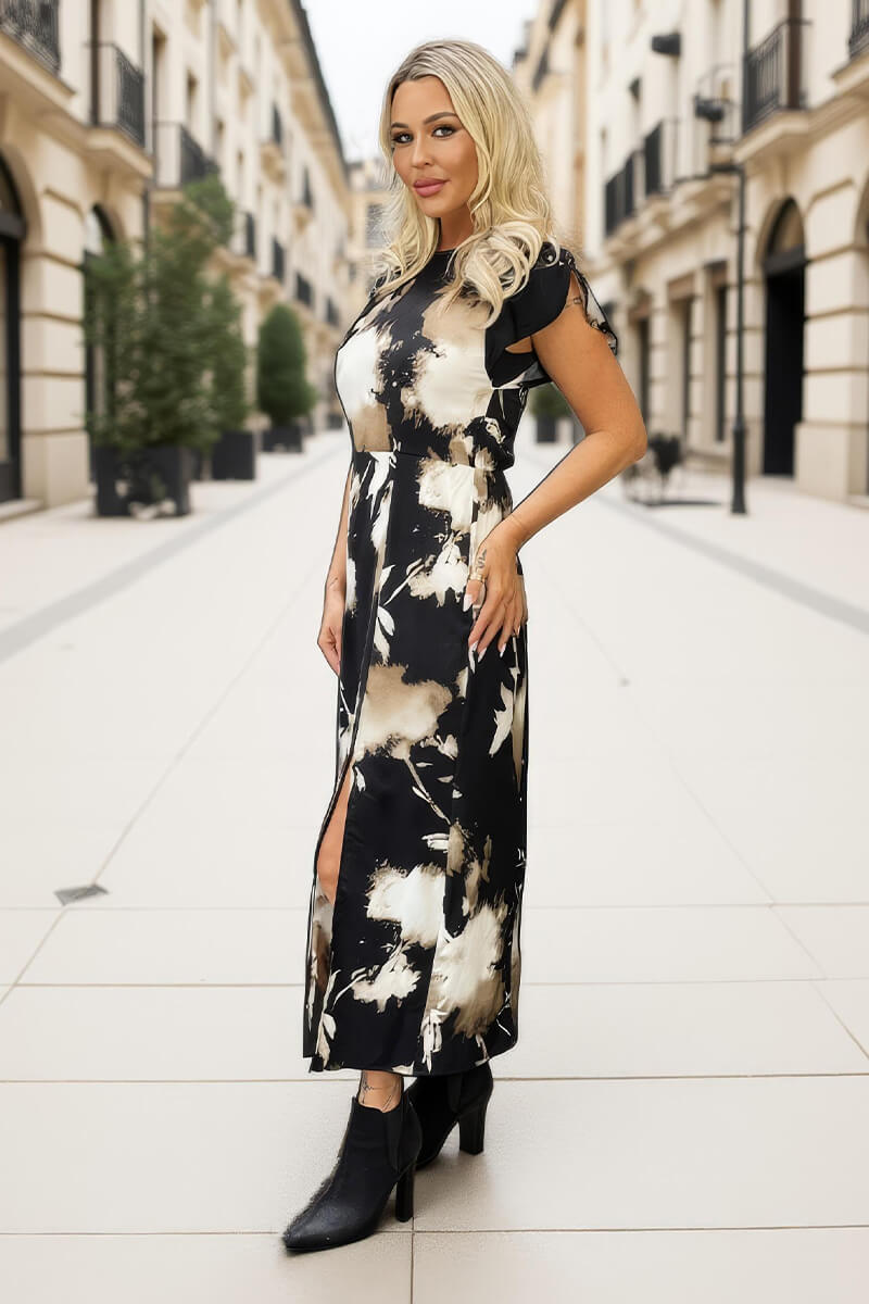1755257269_Black-Abstract-Print-Flutter-Sleeve-Midi-Dress-4.jpg