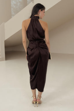 1756997875_Chocolate-Halter-Neck-Gathered-Skirt-Midi-Dress-5.jpg