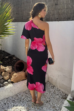1764691904_Black-And-Magenta-Floral-Print-One-Sleeve-Midi-Dress-5.jpg