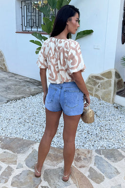 1764694789_Stone-And-Cream-Abstract-Print-Puff-Sleeve-Bubble-Hem-Top-5.jpg