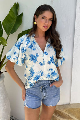 1767797736_Blue-and-Cream-Floral-Print-V-Neck-Puff-Sleeve-Top-1.jpg