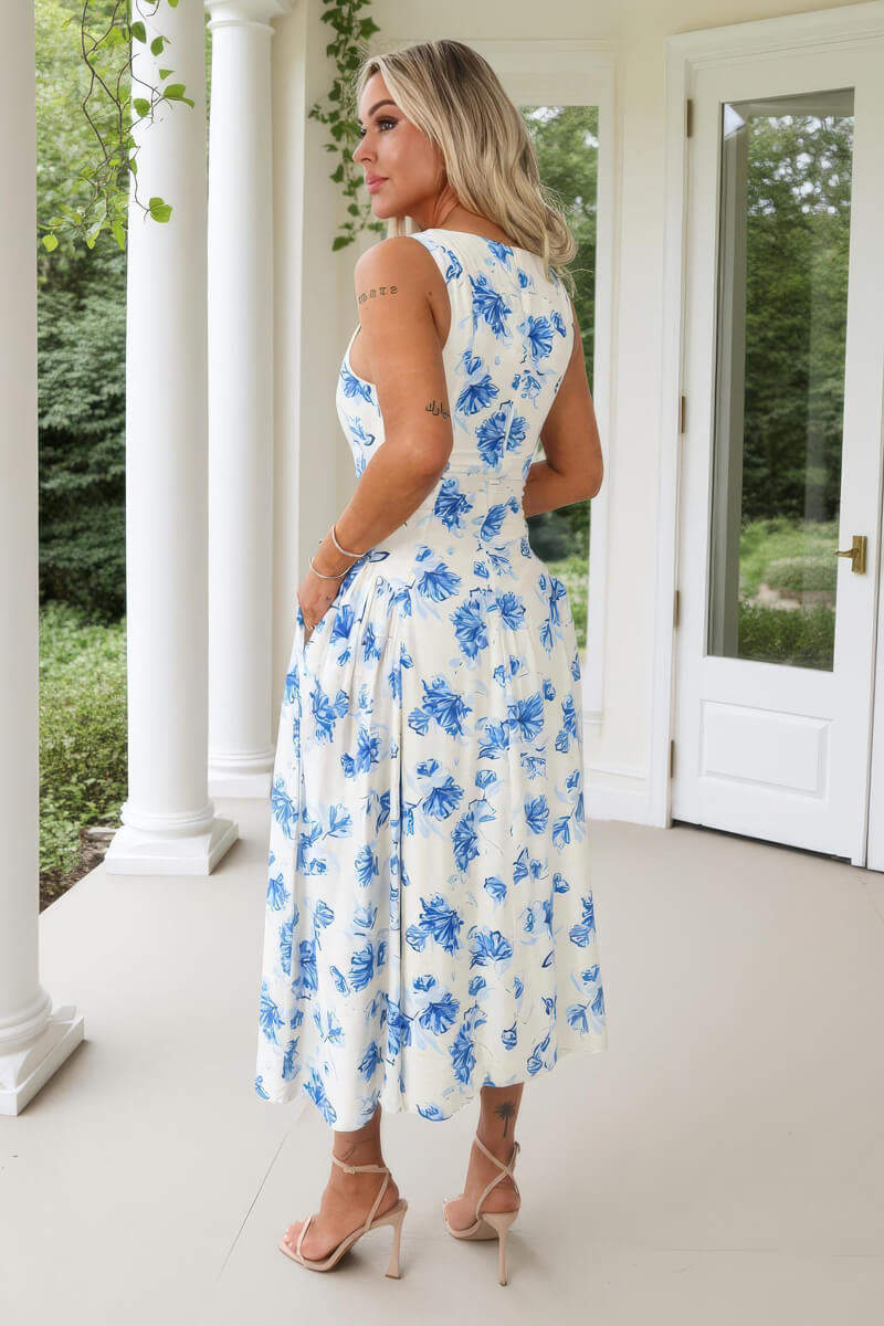 1768843886_Blue-And-Cream-Floral-Print-Pleated-Hip-Midi-Dress-5.jpg