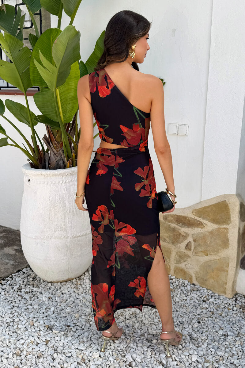 1769092999_Black-And-Orange-Floral-Print-One-Shoulder-Cut-Out-Mesh-Midi-Dress-5.jpg