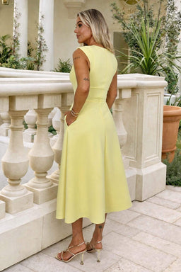1772732497_Soft-Yellow-Round-Neck-A-line-Skirt-Midi-Dress-5.jpg