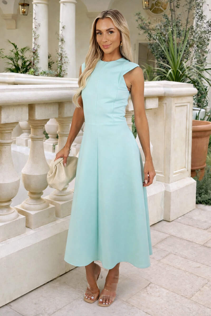 1772732604_Mint-Round-Neck-A-line-Skirt-Midi-Dress-2.jpg