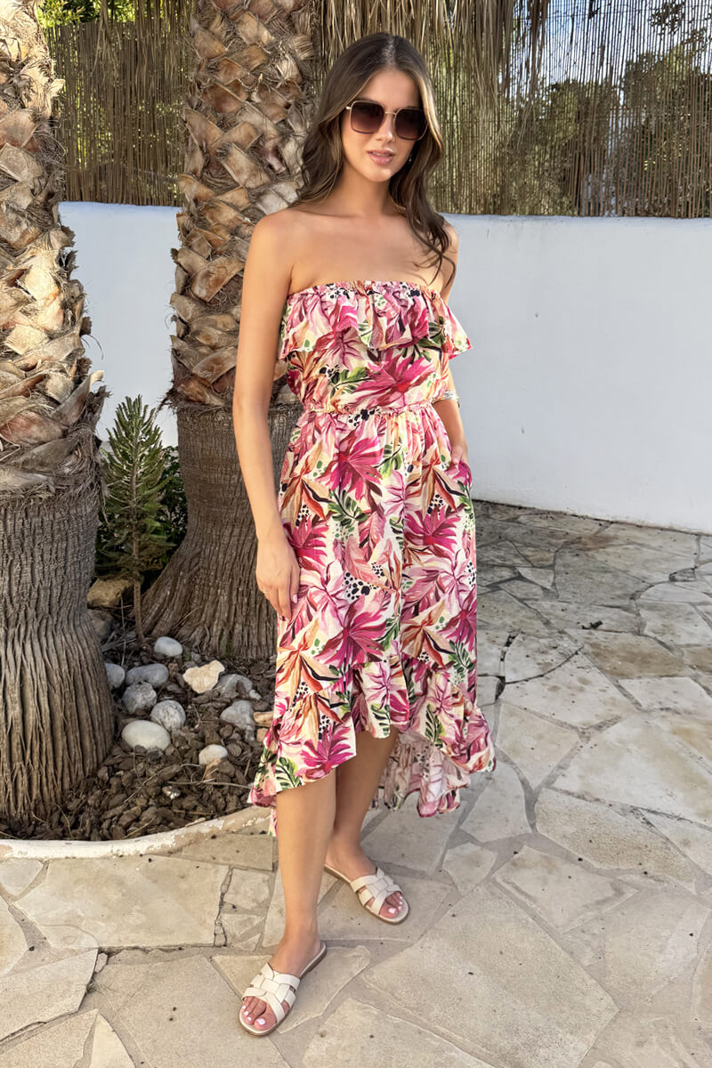 1773935442_Multi-Tropical-Floral-Print-Bandeau-Frill-Midi-Dress-2.jpg