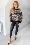 Stone Geo Print Jumper