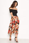 2 in 1 Bardot Chain Print Dress