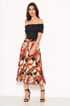 2 in 1 Bardot Chain Print Dress