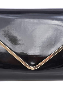 Patent Envelope Clutch Bag