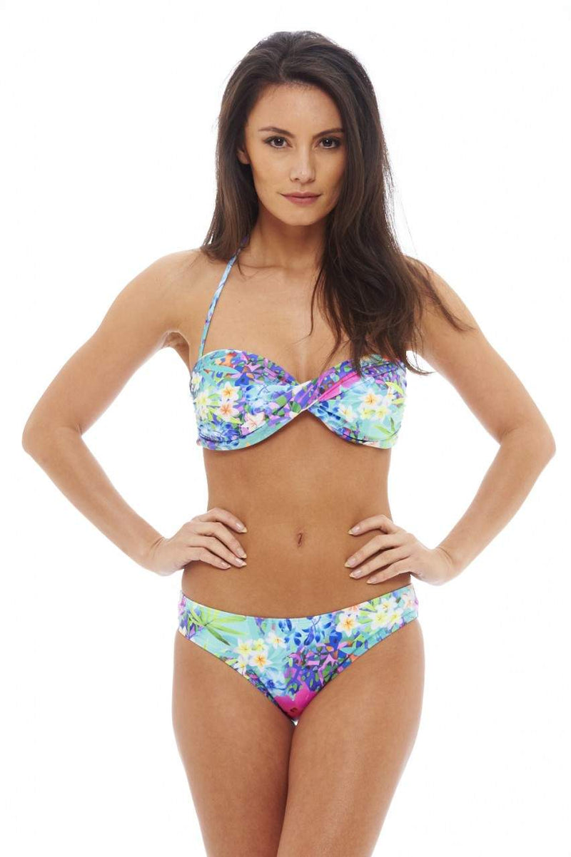 Dainty Floral Print Bikini