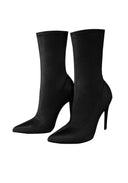 Black Stiletto Heel Boots