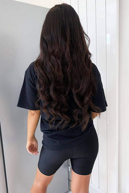 Black Romance Oversized T-Shirt