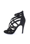 Black Strappy Stiletto Heel