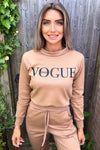 Camel V Loungewear Set