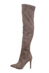 Pointed Knee High Boots