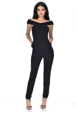 Cross Off The Shoulder Jumpsuit