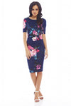 Floral Print Midi Dress