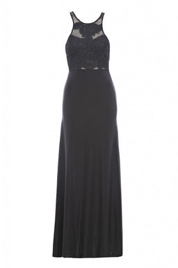 Crochet Detail Top Maxi Dress