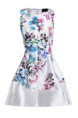 Floral Printed Skater Dress