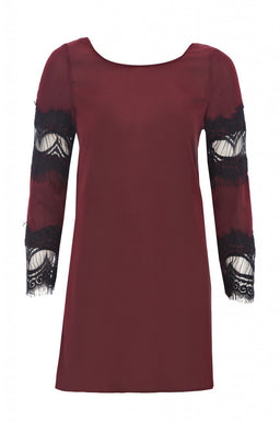 Lace Detail Swing Dress