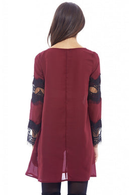 Lace Detail Swing Dress