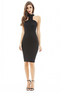 T-Bar Lace Midi Dress