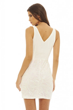 Sequin Skirt Mini Dress