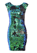 Iridescent Sequin Bodycon Dress