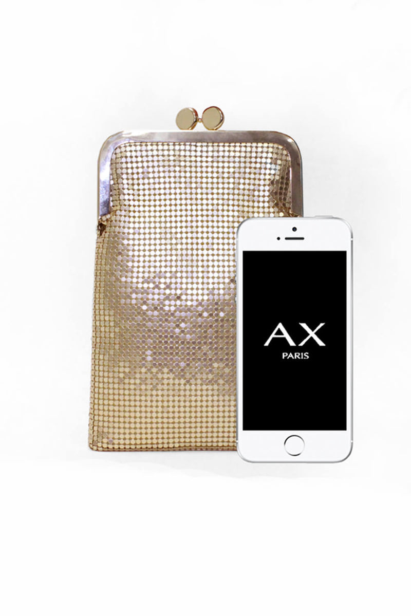 Gold Chain Clutch Bag