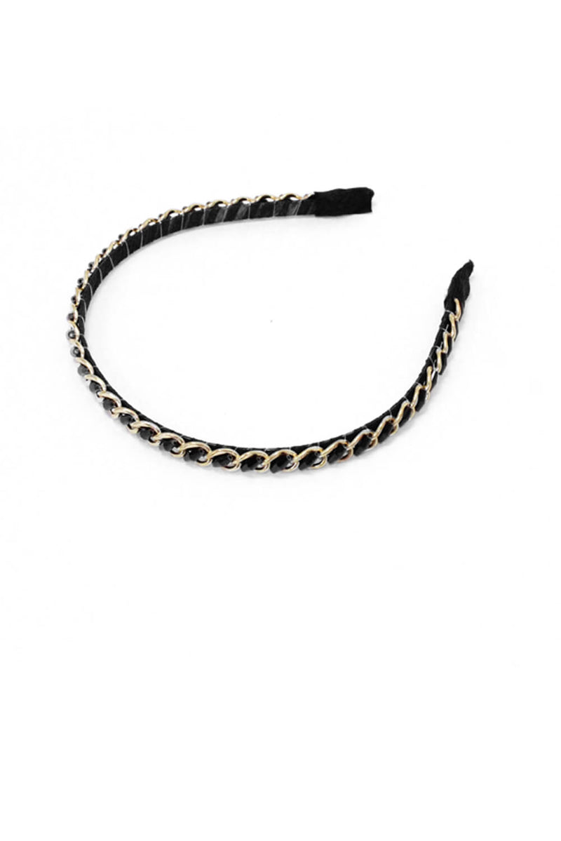 Gold Chain Slim Headband