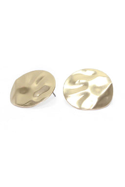 Gold Circular Earrings