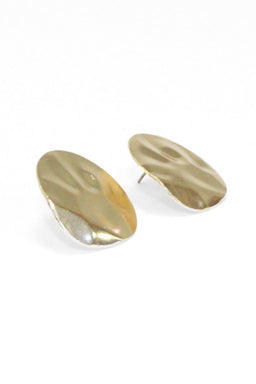 Gold Circular Earrings