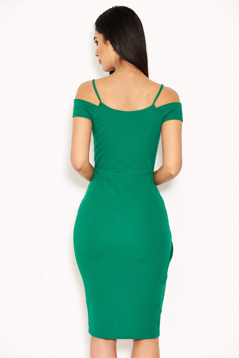 Green Wrap Around Dress