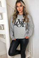 Grey LOVE Sweatshirt