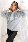 Grey Saint Oversized Hoodie