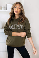 Khaki Saint Oversized Hoodie