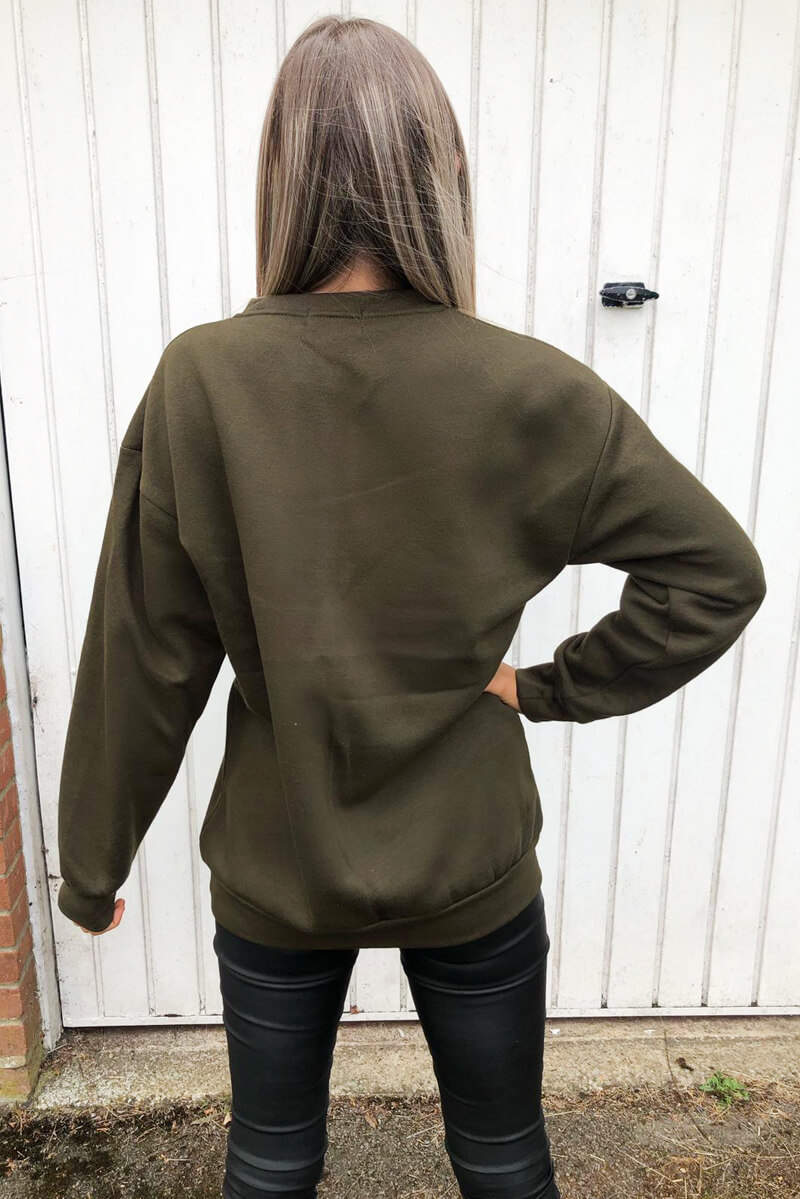 Khaki Saint Sweatshirt