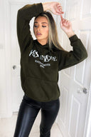 Khaki YSLOVE Oversized Hoodie