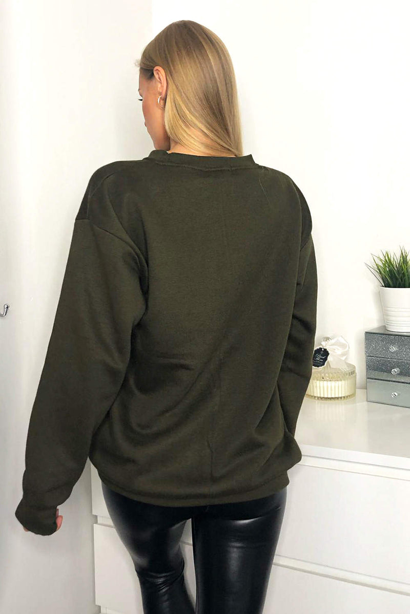 Khaki YSLOVE Sweatshirt