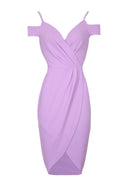 Lilac Wrap Around Dress
